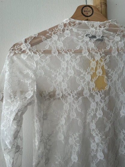 Lace Blouse White