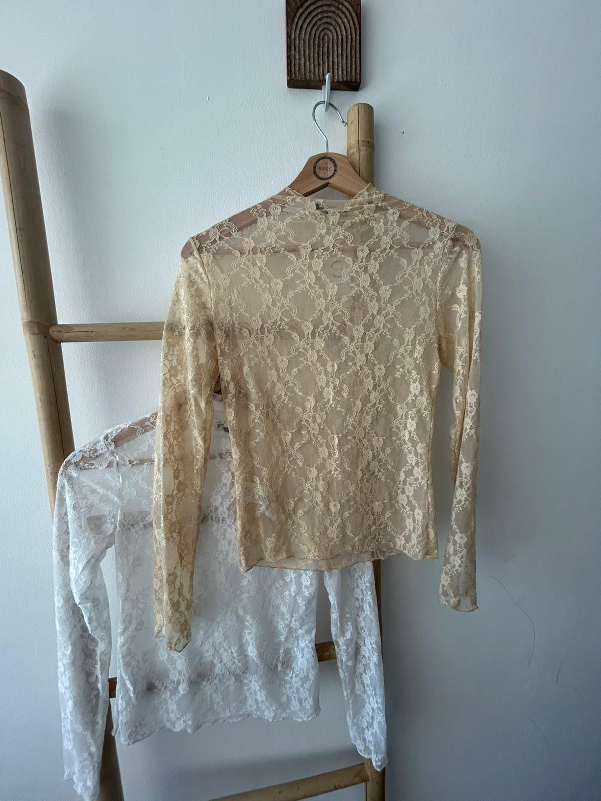 Lace Blouse White